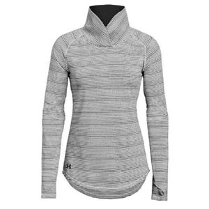Under Armour Zinger Pullover Womens XXS Striped Loose Layering Cozy Active Golf